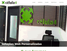 Tablet Screenshot of celula4.com.br